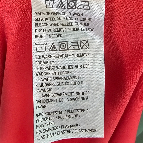 Attitudes by Renee Red Half-Sleeve Poly Spandex Flowy Flirty Maxi Dress, Size XS - Picture 7 of 8